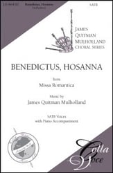 Benedictus, Hosanna SATB choral sheet music cover